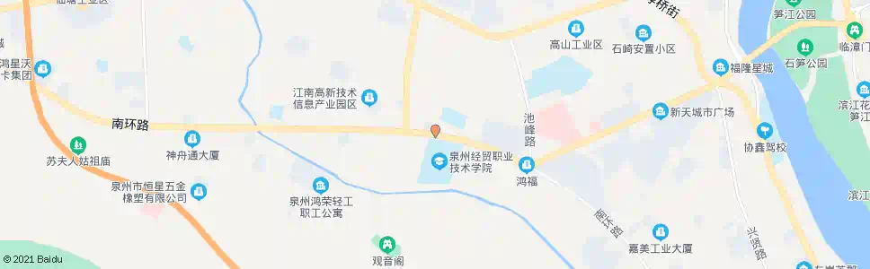 泉州泉州经贸学院_公交站地图_泉州公交_妙搜公交查询2025