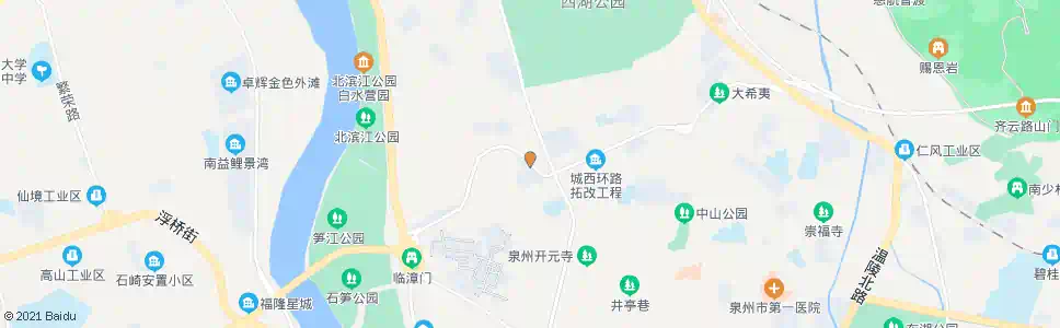泉州城西路北段_公交站地图_泉州公交_妙搜公交查询2025