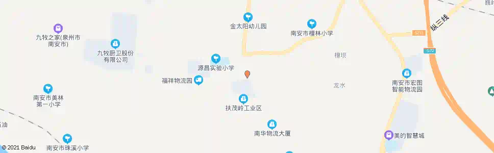 泉州扶茂岭工业区路口_公交站地图_泉州公交_妙搜公交查询2025