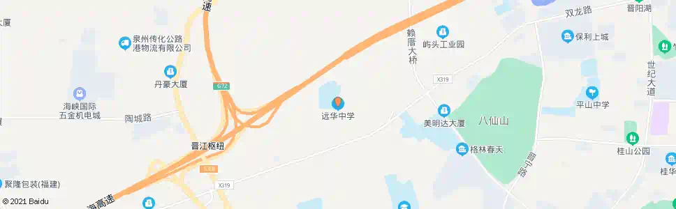 泉州远华中学_公交站地图_泉州公交_妙搜公交查询2025