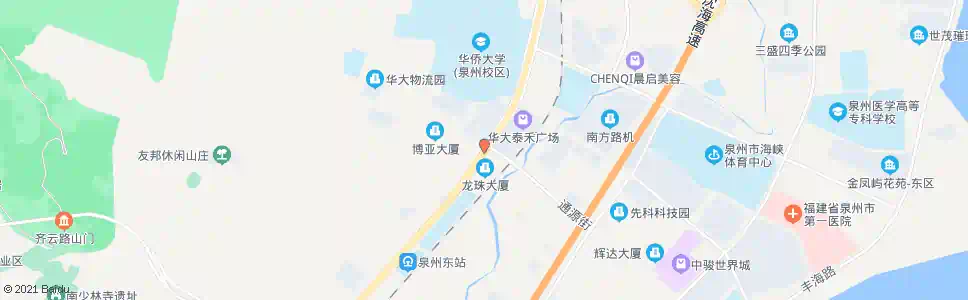 泉州火烧桥(华大电商园)_公交站地图_泉州公交_妙搜公交查询2025