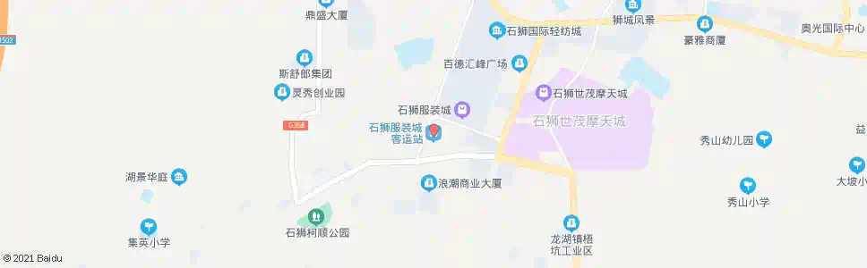 泉州服装城_公交站地图_泉州公交_妙搜公交查询2025