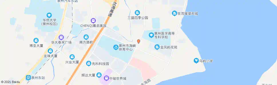 泉州金凤屿路口_公交站地图_泉州公交_妙搜公交查询2025