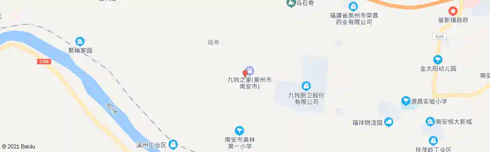 泉州九牧生活区_公交站地图_泉州公交_妙搜公交查询2025