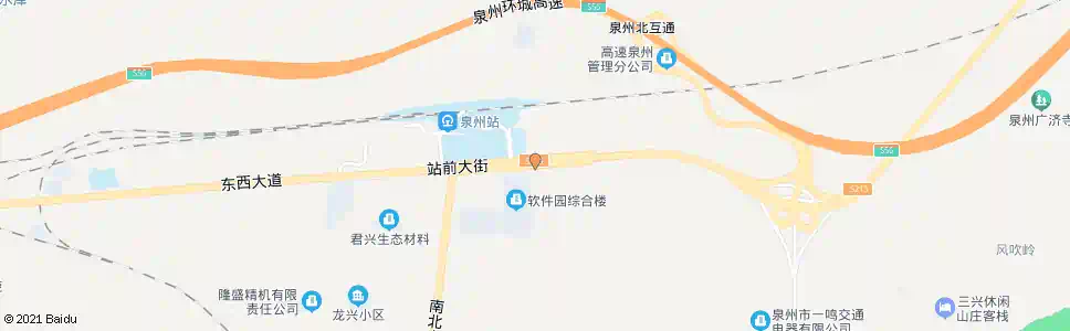 泉州泉州软件园(北)_公交站地图_泉州公交_妙搜公交查询2025