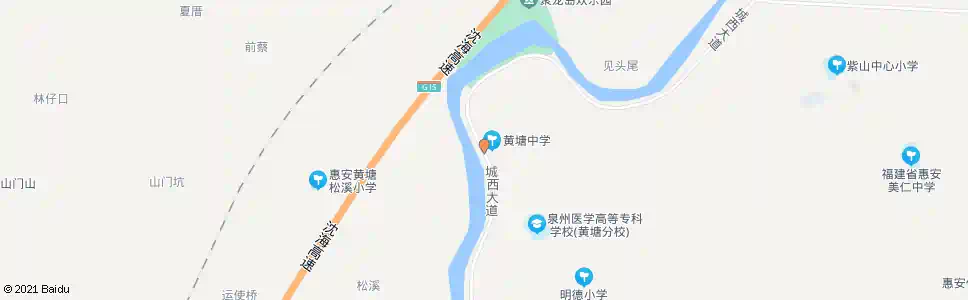 泉州溪东中学_公交站地图_泉州公交_妙搜公交查询2025