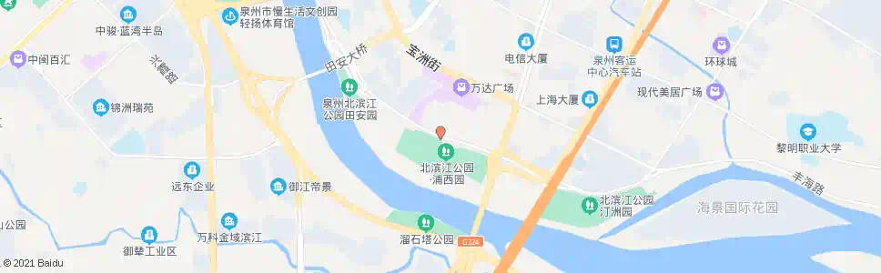 泉州江滨体育公园_公交站地图_泉州公交_妙搜公交查询2025
