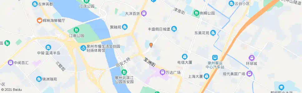 泉州泉秀街道办事处_公交站地图_泉州公交_妙搜公交查询2025