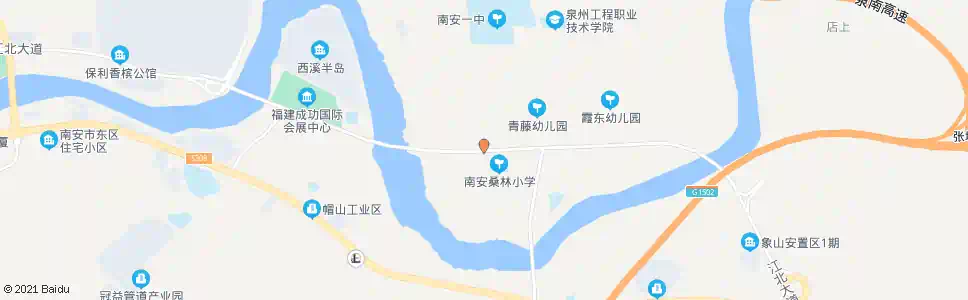 泉州梁安大桥东_公交站地图_泉州公交_妙搜公交查询2025