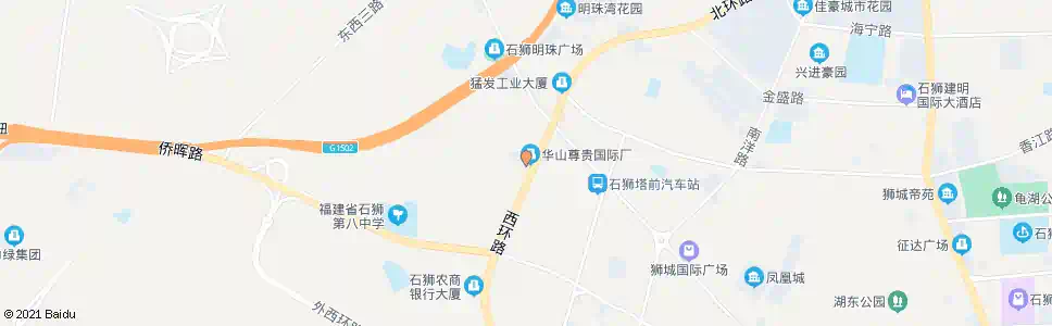 泉州华山村委会_公交站地图_泉州公交_妙搜公交查询2025