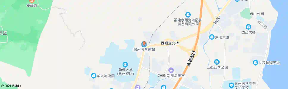 泉州汽车东站_公交站地图_泉州公交_妙搜公交查询2025