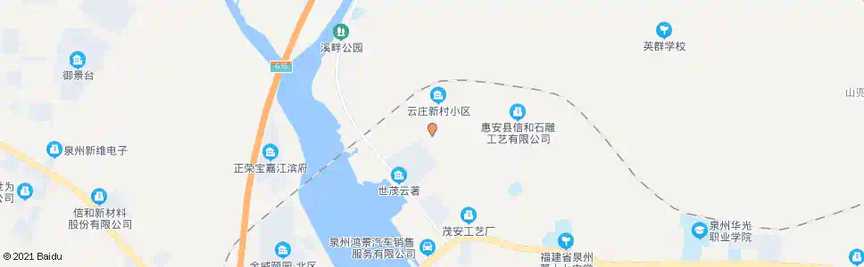 泉州云庄村委会_公交站地图_泉州公交_妙搜公交查询2025
