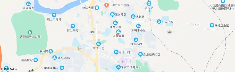 三明园丁小区_公交站地图_三明公交_妙搜公交查询2025