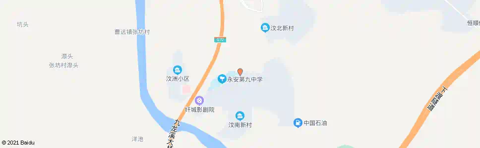 三明永安九中_公交站地图_三明公交_妙搜公交查询2025