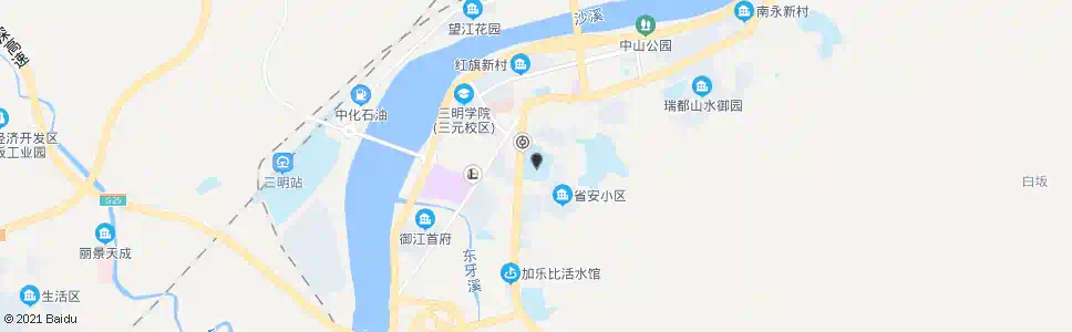 三明三明一中_公交站地图_三明公交_妙搜公交查询2025