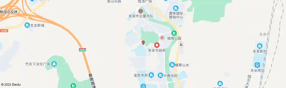 三明永安八中_公交站地图_三明公交_妙搜公交查询2025