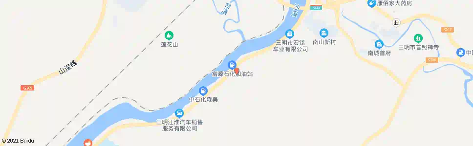 三明笔架山殡仪馆_公交站地图_三明公交_妙搜公交查询2025