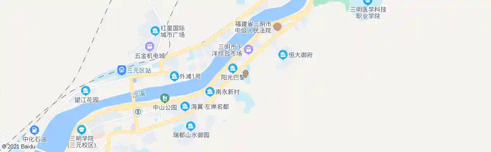 三明三中_公交站地图_三明公交_妙搜公交查询2025