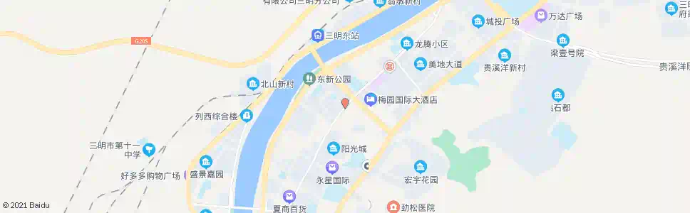 三明龙盛广场(东新三路)_公交站地图_三明公交_妙搜公交查询2025