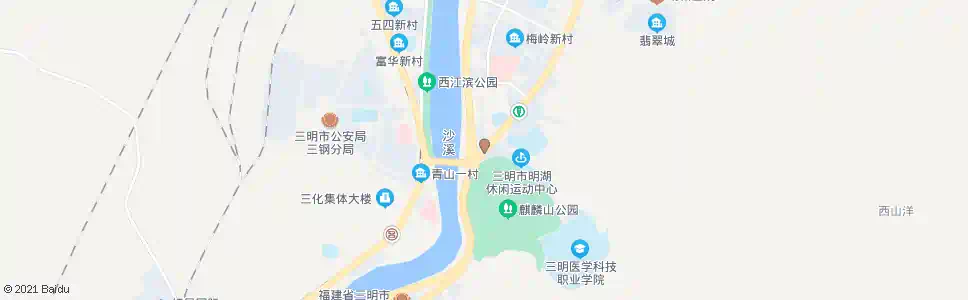 三明麒麟山(附小)_公交站地图_三明公交_妙搜公交查询2025