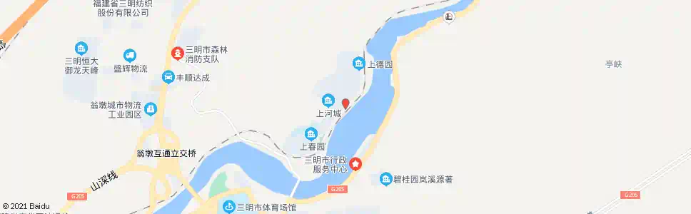 三明上真园_公交站地图_三明公交_妙搜公交查询2025