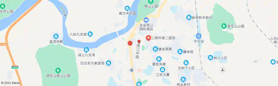 三明大榕树(燕江中路)_公交站地图_三明公交_妙搜公交查询2025
