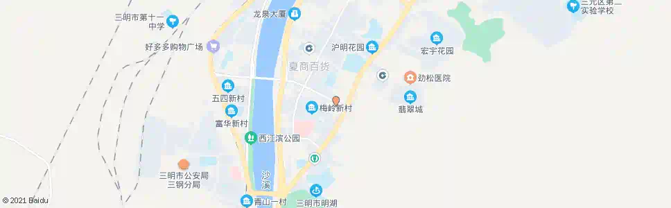 三明三明市场_公交站地图_三明公交_妙搜公交查询2025
