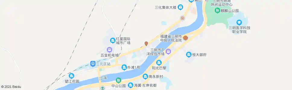 三明白沙_公交站地图_三明公交_妙搜公交查询2025