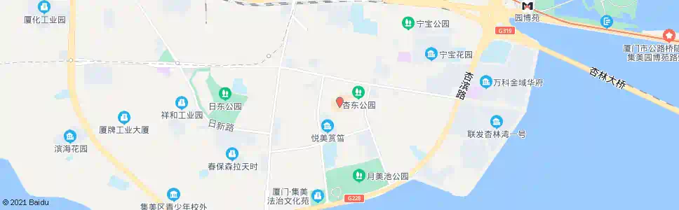 厦门第一医院杏林分院_公交站地图_厦门公交_妙搜公交查询2025