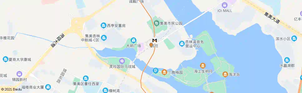 厦门集美市民广场_公交站地图_厦门公交_妙搜公交查询2025