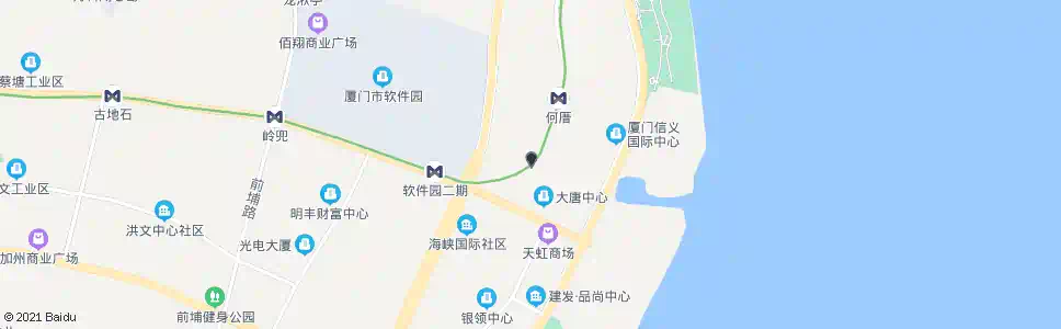 厦门何厝社区_公交站地图_厦门公交_妙搜公交查询2025