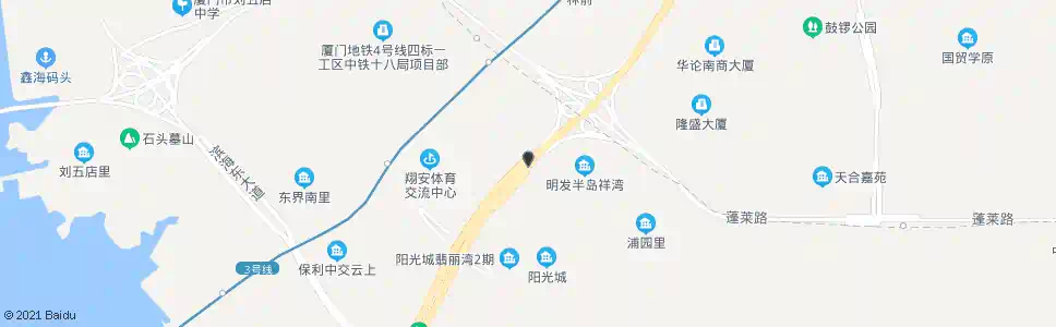 厦门翔安肖厝_公交站地图_厦门公交_妙搜公交查询2025