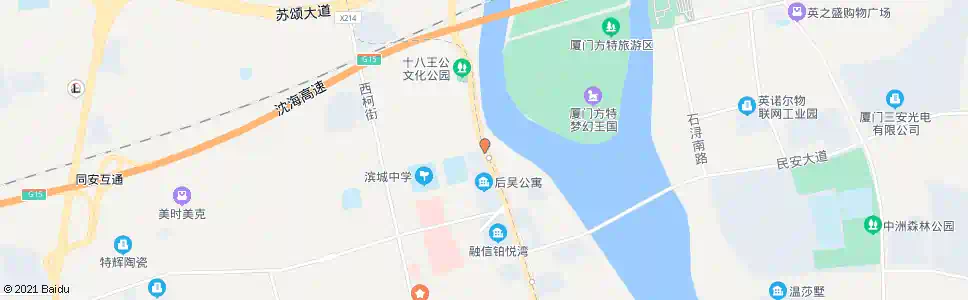 厦门后吴_公交站地图_厦门公交_妙搜公交查询2025