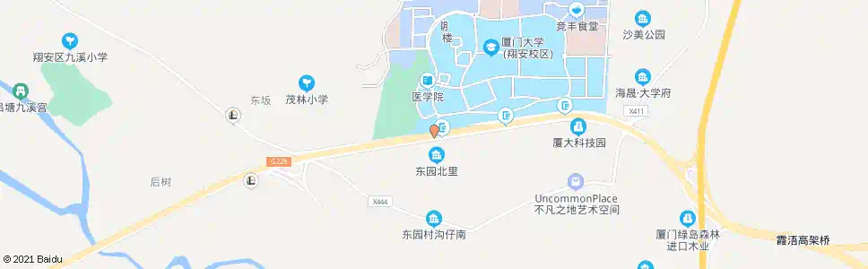 厦门东园社区_公交站地图_厦门公交_妙搜公交查询2025