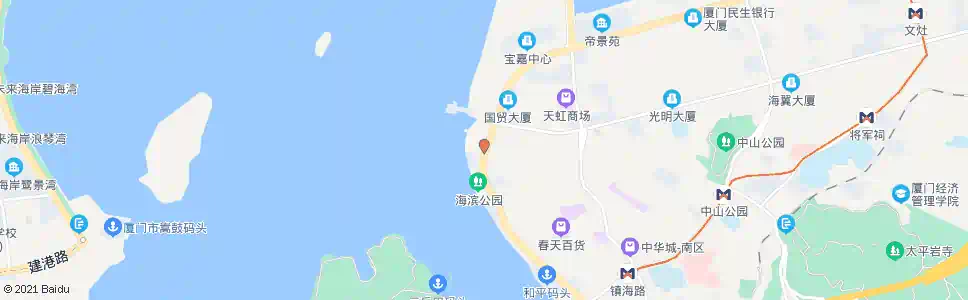 厦门鹭江道_公交站地图_厦门公交_妙搜公交查询2025