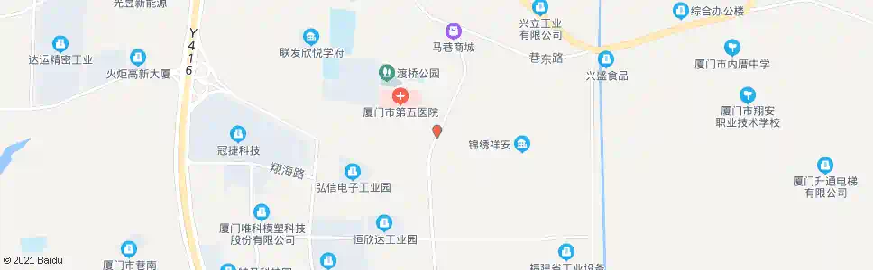 厦门第一医院同民分院_公交站地图_厦门公交_妙搜公交查询2025