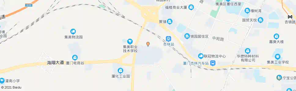 厦门杏林正新_公交站地图_厦门公交_妙搜公交查询2025