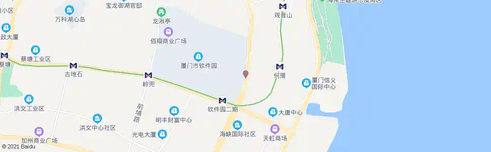 厦门观日路口_公交站地图_厦门公交_妙搜公交查询2025