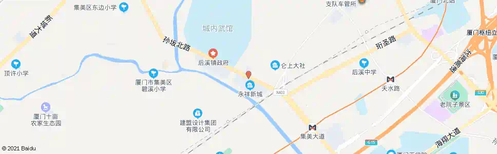 厦门永祥新城_公交站地图_厦门公交_妙搜公交查询2025