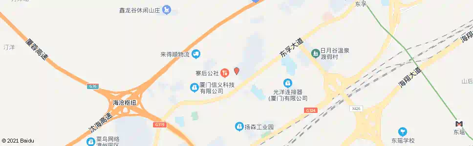 厦门东孚工业区_公交站地图_厦门公交_妙搜公交查询2025