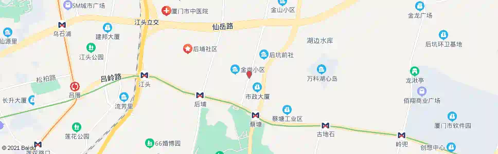 厦门金尚中学_公交站地图_厦门公交_妙搜公交查询2025