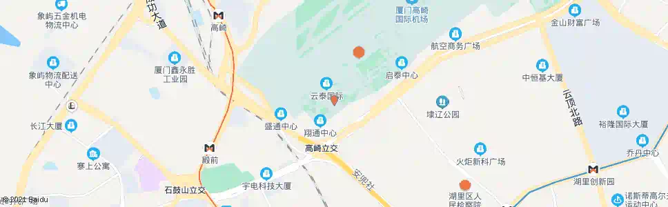 厦门空港新元宿_公交站地图_厦门公交_妙搜公交查询2025