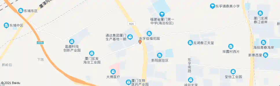 厦门东孚西二路_公交站地图_厦门公交_妙搜公交查询2025