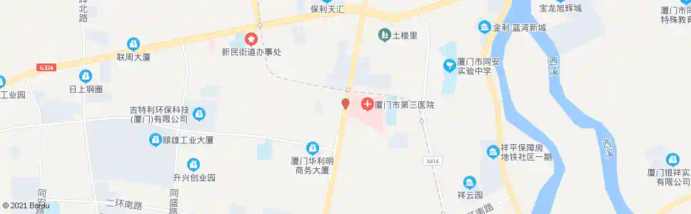 厦门第三医院_公交站地图_厦门公交_妙搜公交查询2025