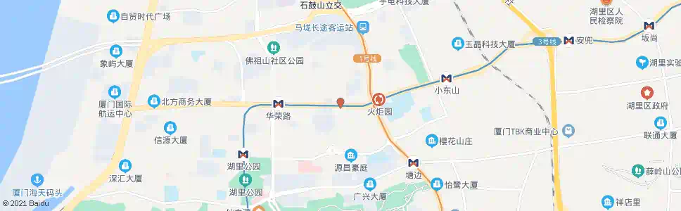 厦门石头皮山_公交站地图_厦门公交_妙搜公交查询2025