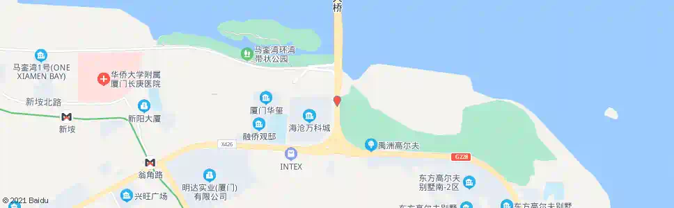 厦门海沧万科城_公交站地图_厦门公交_妙搜公交查询2025
