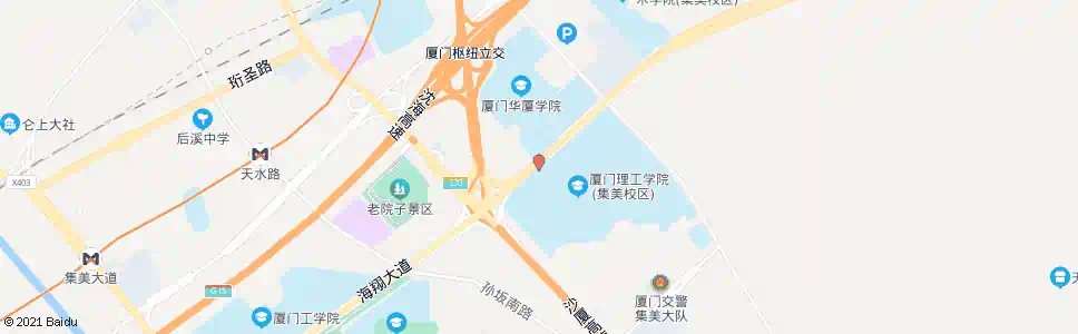 厦门理工学院西门_公交站地图_厦门公交_妙搜公交查询2025