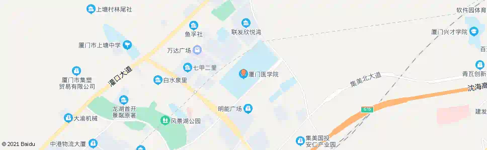 厦门厦门医学院_公交站地图_厦门公交_妙搜公交查询2025