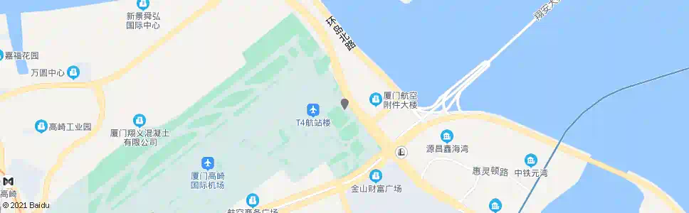 厦门高崎T4候机楼_公交站地图_厦门公交_妙搜公交查询2025