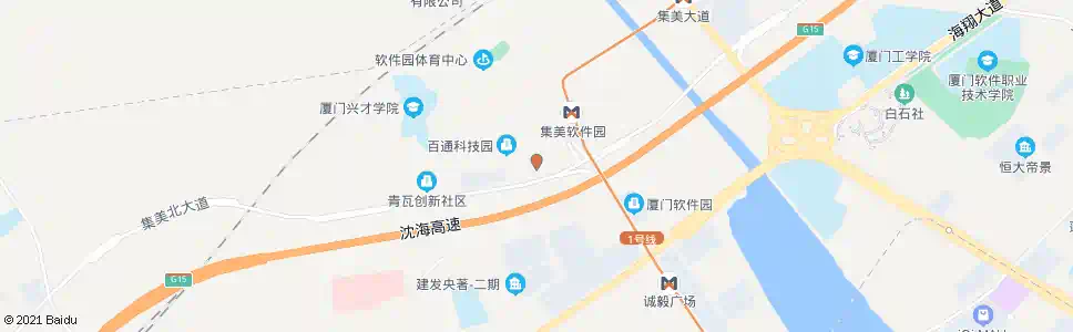 厦门软件园三期_公交站地图_厦门公交_妙搜公交查询2025